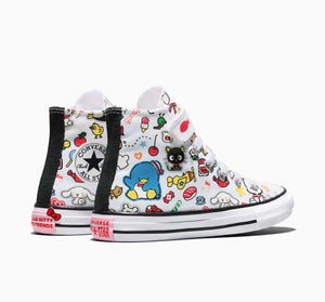 Converse x Hello Kitty and Friends Chuck Taylor All Star Easy-On Stickers Sneaker (Kids - White) Shoes CONVERSE