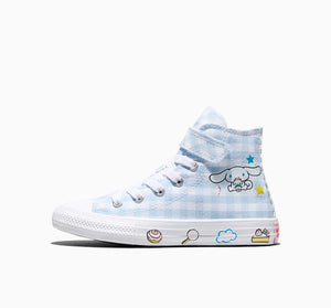 Converse x Cinnamoroll Chuck Taylor All Star Easy-On Sneaker (Kids - Light Blue) Shoes CONVERSE