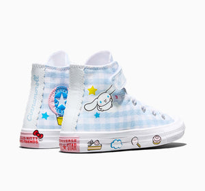 Converse x Cinnamoroll Chuck Taylor All Star Easy-On Sneaker (Kids - Light Blue) Shoes CONVERSE