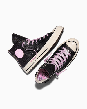 Converse x My Melody & Kuromi Chuck 70 Hi-Top Sneaker (Adult - Black) Shoes CONVERSE