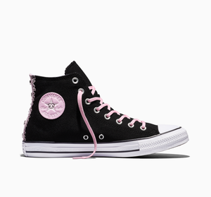Converse x Kuromi Chuck Taylor All Star Charmed Hi-Top Sneaker (Adult - Black) Shoes CONVERSE