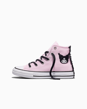 Converse x My Melody & Kuromi Chuck Taylor All Star Hi-Top Sneaker (Kids - Pink) Shoes CONVERSE