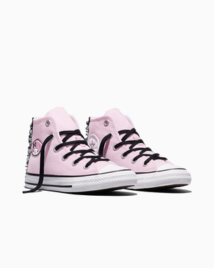 Converse x My Melody & Kuromi Chuck Taylor All Star Hi-Top Sneaker (Kids - Pink) Shoes CONVERSE