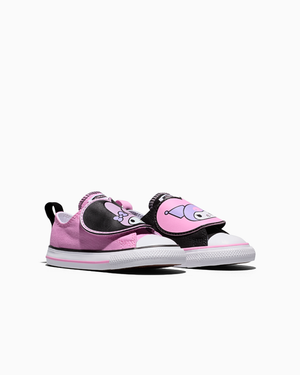 Converse x My Melody & Kuromi Chuck Taylor All Star One Strap Easy-On Sneaker (Toddler - Multi) ) Shoes CONVERSE