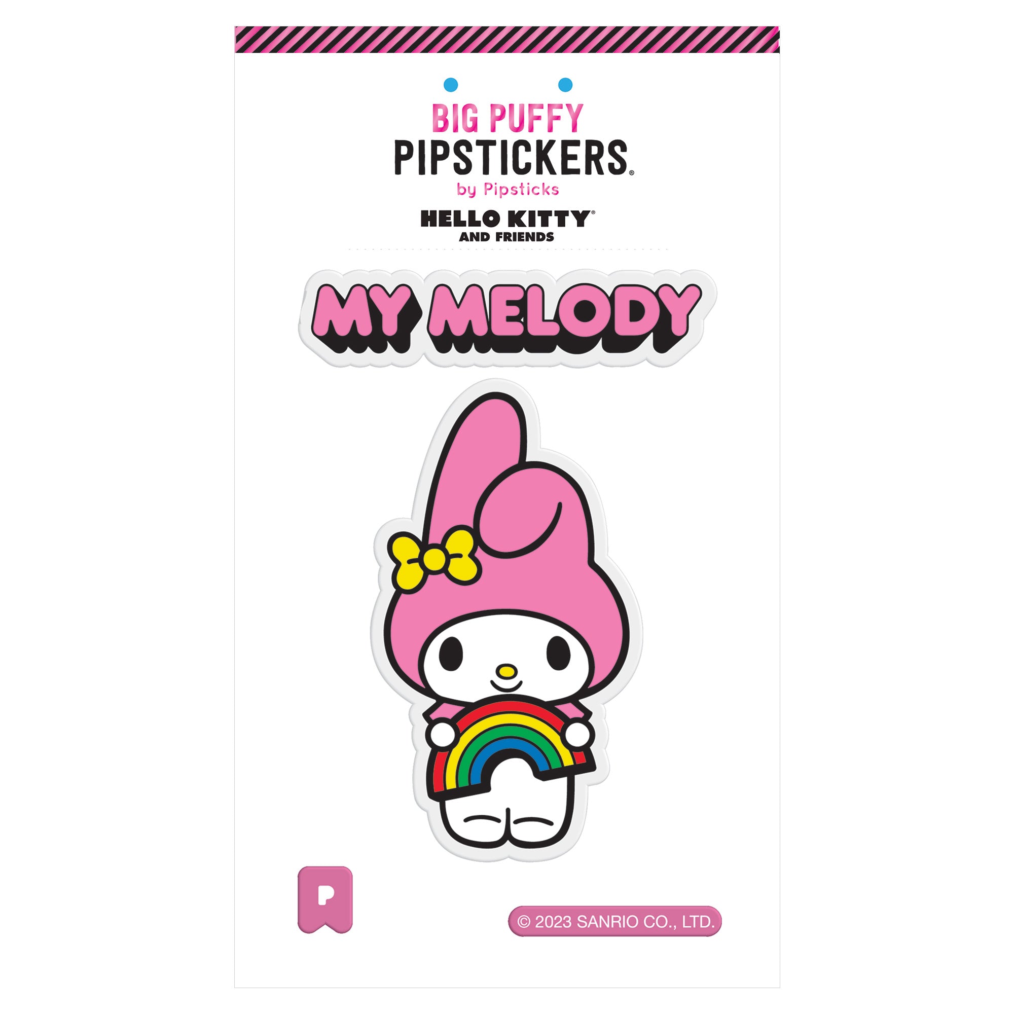 My Melody x Pipsticks Big Puffy Sticker Stationery Pipsticks Inc   