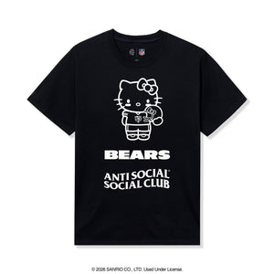 Anti Social Social Club x Hello Kitty Bears Touchdown Tee (Black) Apparel Anti Social Social Club