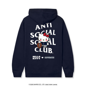 Anti Social Social Club x Hello Kitty Cowboys Blitz Hoodie (Navy) Apparel Anti Social Social Club