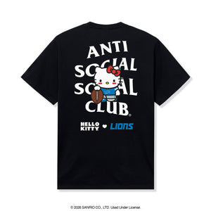 Anti Social Social Club x Hello Kitty Lions Blitz Tee (Black) Apparel Anti Social Social Club