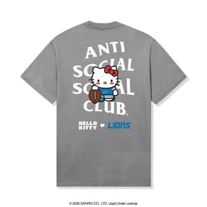 Anti Social Social Club x Hello Kitty Lions Blitz Tee (Medium Grey) Apparel Anti Social Social Club