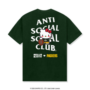 Anti Social Social Club x Hello Kitty Packers Blitz Tee (Forest Green) Apparel Anti Social Social Club