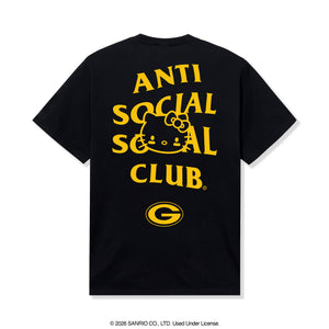 Anti Social Social Club x Hello Kitty Packers Touchdown Tee (Black) Apparel Anti Social Social Club