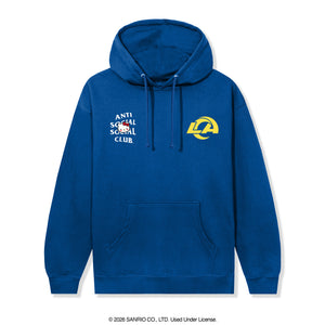 Anti Social Social Club x Hello Kitty Rams Blitz Hoodie (Royal) Apparel Anti Social Social Club