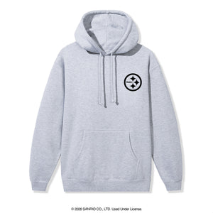 Anti Social Social Club x Hello Kitty Steelers Touchdown Hoodie (Heather Grey) Apparel Anti Social Social Club