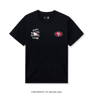 Anti Social Social Club x Hello Kitty 49ers Blitz Tee (Black) Apparel Anti Social Social Club