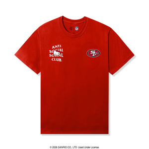 Anti Social Social Club x Hello Kitty 49ers Blitz Tee (Red) Apparel Anti Social Social Club