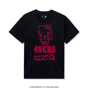 Anti Social Social Club x Hello Kitty 49ers Touchdown Tee (Black) Apparel Anti Social Social Club