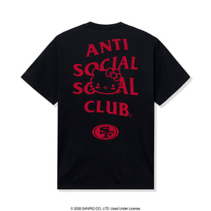 Anti Social Social Club x Hello Kitty 49ers Touchdown Tee (Black) Apparel Anti Social Social Club