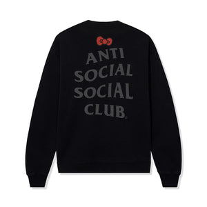 Anti Social Social Club x Hello Kitty and Friends Big Bow Crewneck (Black) Apparel Anti Social Social Club