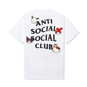 Anti Social Social Club x Hello Kitty and Friends Tee (White) Apparel Anti Social Social Club