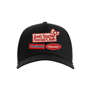 Anti Social Social Club x Hello Kitty Apex Snapback Cap (Black) Accessory Anti Social Social Club