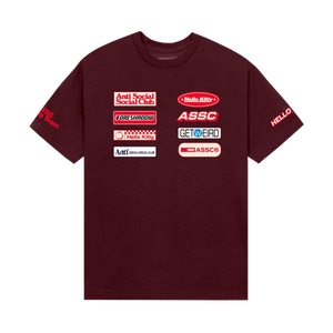 Anti Social Social Club x Hello Kitty Apex Tee (Cardinal) Apparel Anti Social Social Club