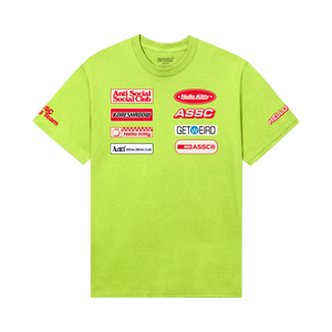 Anti Social Social Club x Hello Kitty Apex Tee (Safety Green) Apparel Anti Social Social Club