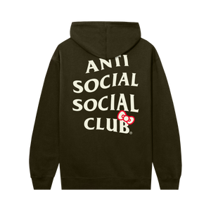 Anti Social Social Club x Hello Kitty and Friends Pit Stop Hoodie (Army) Apparel Anti Social Social Club