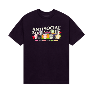 Anti Social Social Club x Hello Kitty and Friends Pit Stop Tee (Eggplant) Apparel Anti Social Social Club