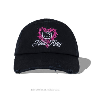 Anti Social Social Club x Hello Kitty Ethereal Dad Cap (Black) Accessory Anti Social Social Club