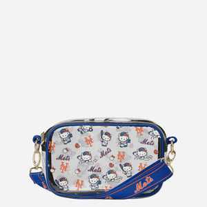 Hello Kitty x New York Mets Clear Crossbody Bag Bags FOCO