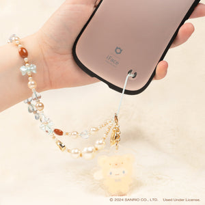 Cinnamoroll Latte Bear Beaded Charm Mobile Phone Wrist Strap Accessory Hamee.com - Hamee US