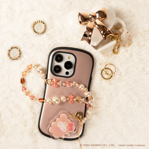 Hello Kitty Latte Bear Beaded Charm Mobile Phone Wrist Strap Accessory Hamee.com - Hamee US