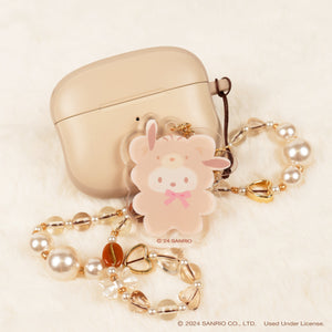 Pochacco Latte Bear Beaded Charm Mobile Phone Wrist Strap