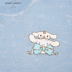 Cinnamoroll x JapanLA Ribbons Cropped Spirit Jersey Apparel JapanLA