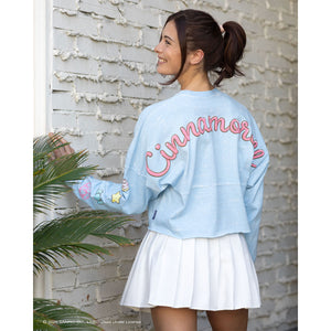 Cinnamoroll x JapanLA Ribbons Cropped Spirit Jersey Apparel JapanLA