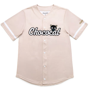 Chococat x JapanLA Baseball Jersey (Beige) Apparel JapanLA