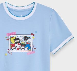 Converse x Hello Kitty and Friends Baby Tee (Skies) Apparel G-III Leather Fashions