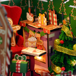 Hello Kitty Gingerbread House 3D Wooden Puzzle Toys&Games HANDS CRAFT