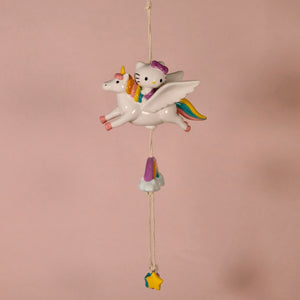 Hello Kitty Celestial Ceramic Wind Chime Home Goods Blue Sky
