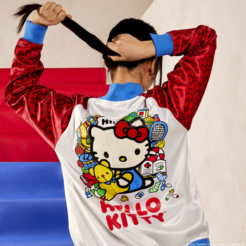 Hello Kitty x Loungefly 50th Anniversary Classic Unisex Jacket Apparel Loungefly   