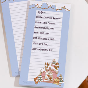 Hello Kitty and Friends x Erin Condren Holiday List Notepad 2-Piece Set Stationery ERIN CONDREN