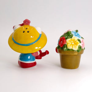 Hello Kitty Ceramic Garden Salt & Pepper Set Home Goods Blue Sky