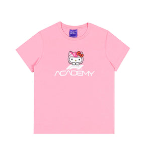Hello Kitty and Friends x F1 ACADEMY Logo Tee (Pink) Apparel Insomniac Holdings LLC