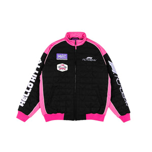Hello Kitty and Friends x F1 ACADEMY Quilted Racing Jacket Apparel Insomniac Holdings LLC
