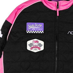 Hello Kitty and Friends x F1 ACADEMY Quilted Racing Jacket Apparel Insomniac Holdings LLC