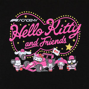 Hello Kitty and Friends x F1 ACADEMY Pit Crew Tee (Black) Apparel Insomniac Holdings LLC