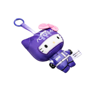 Hello Kitty and Friends x F1 ACADEMY Plush Mascot Keychain (Violet) Accessory Insomniac Holdings LLC