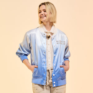 Hello Kitty and Friends x Loungefly Color Dip Satin Jacket Apparel LOUNGEFLY