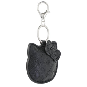 Hello Kitty Debossed Keychain (Black) Accessory Jacmel Jewelry