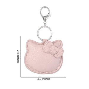 Hello Kitty Debossed Keychain (Pink) Accessory Jacmel Jewelry